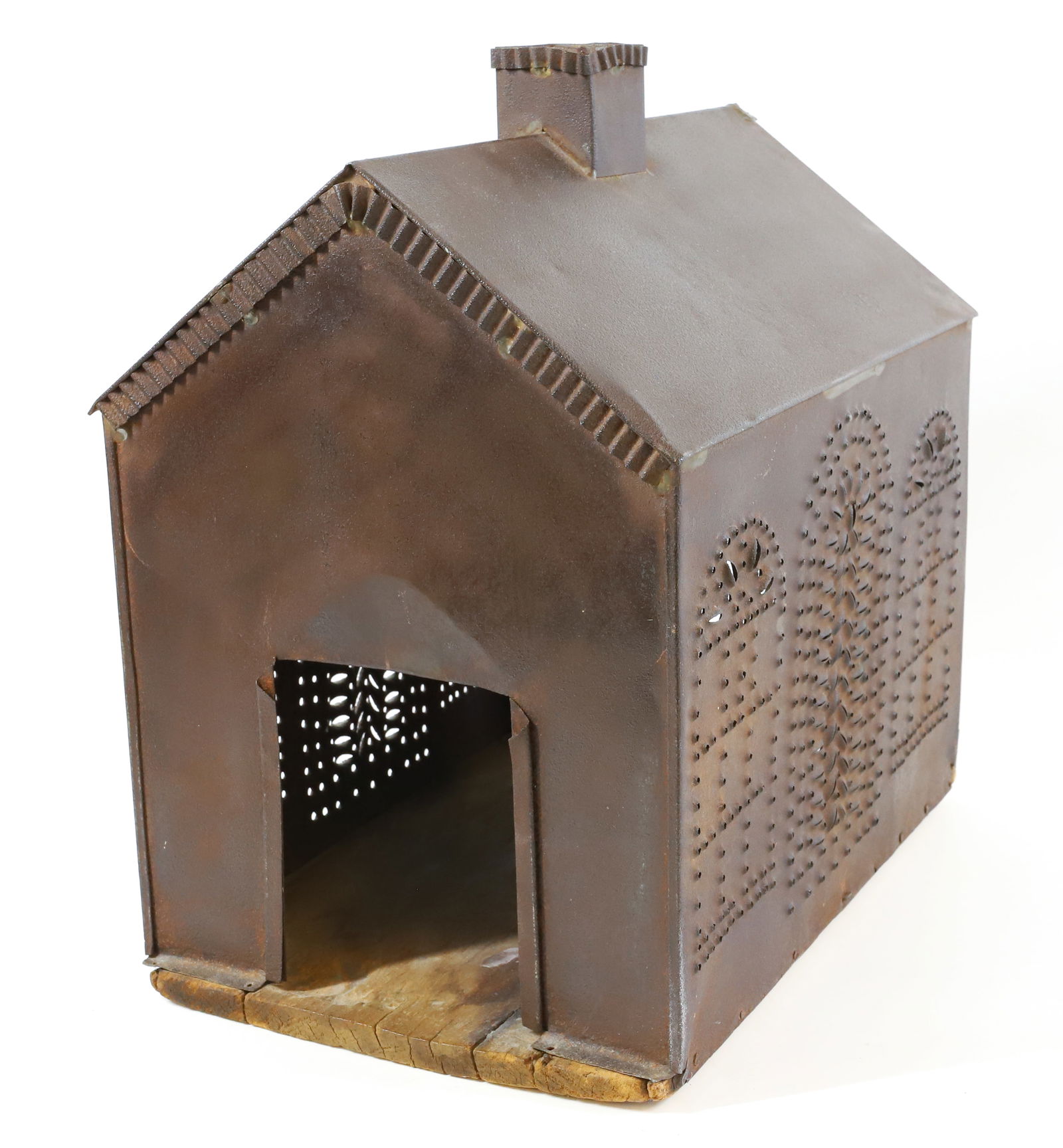 PUNCHED TIN SQUIRREL HOUSE (1 of 4)