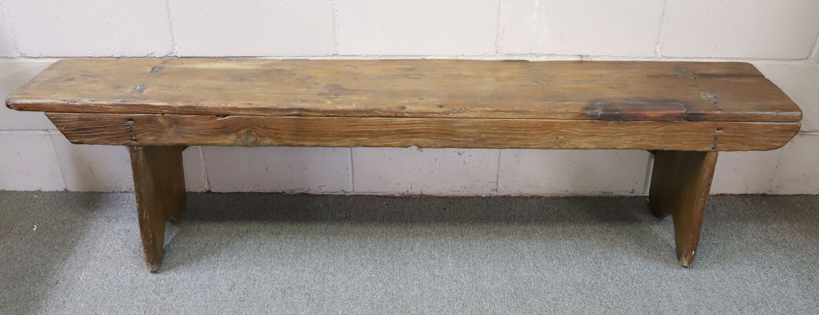 WOODEN MORTISED BENCH (1 of 6)