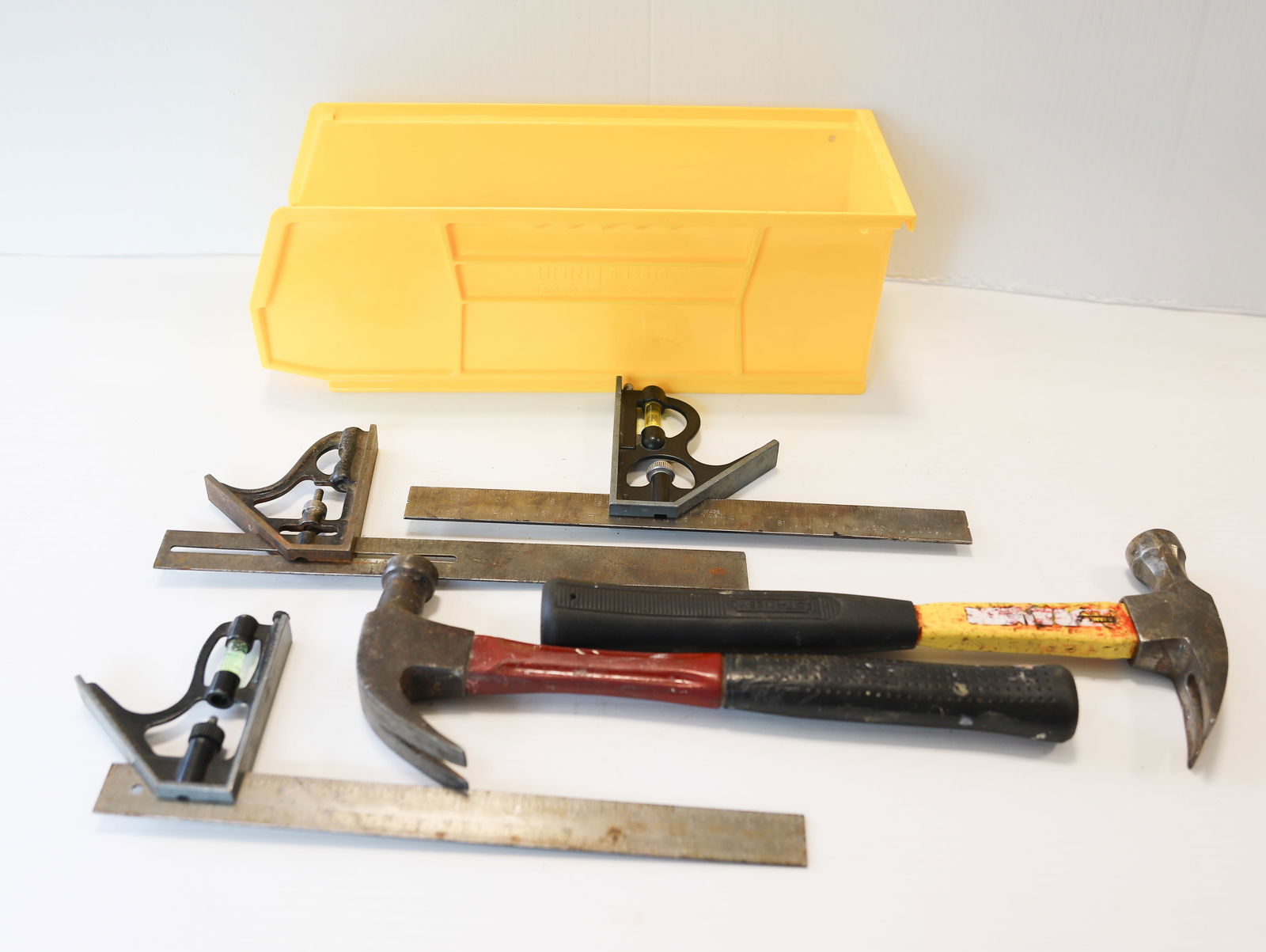 BIN OF HAND TOOLS (1 of 2)