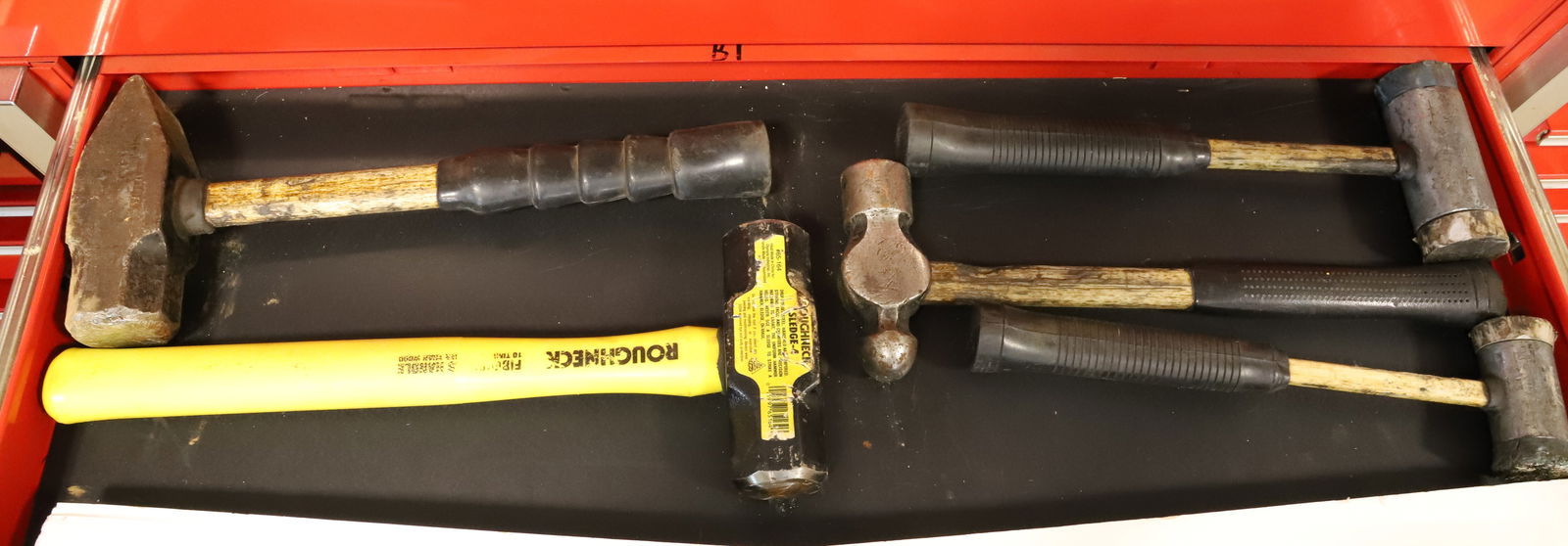 HAMMERS: 5 DIFFERENT SIZES AND KINDS Terms: THIS SALE IS AN ONLINE ONLY TOOL AND EQUIPMENT AUCTION. PLEASE READ CAREFULLY..... THERE ARE (2) LOCATIONS FOR THE ITEMS LISTED: LOTS 1 TO 286 ARE LOCATED AT 15 NEW