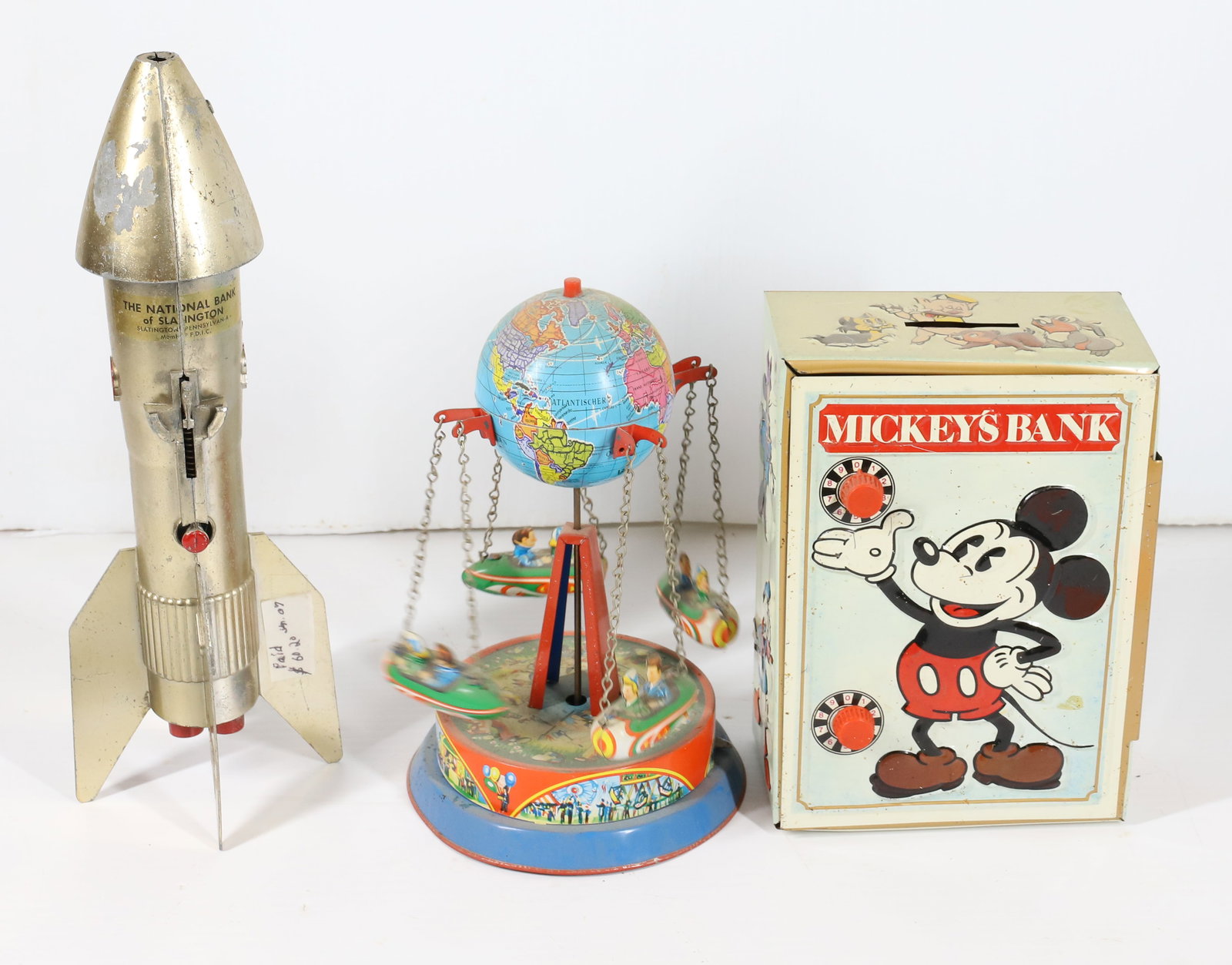 (3) VINTAGE BANKS,TOY (1 of 4)