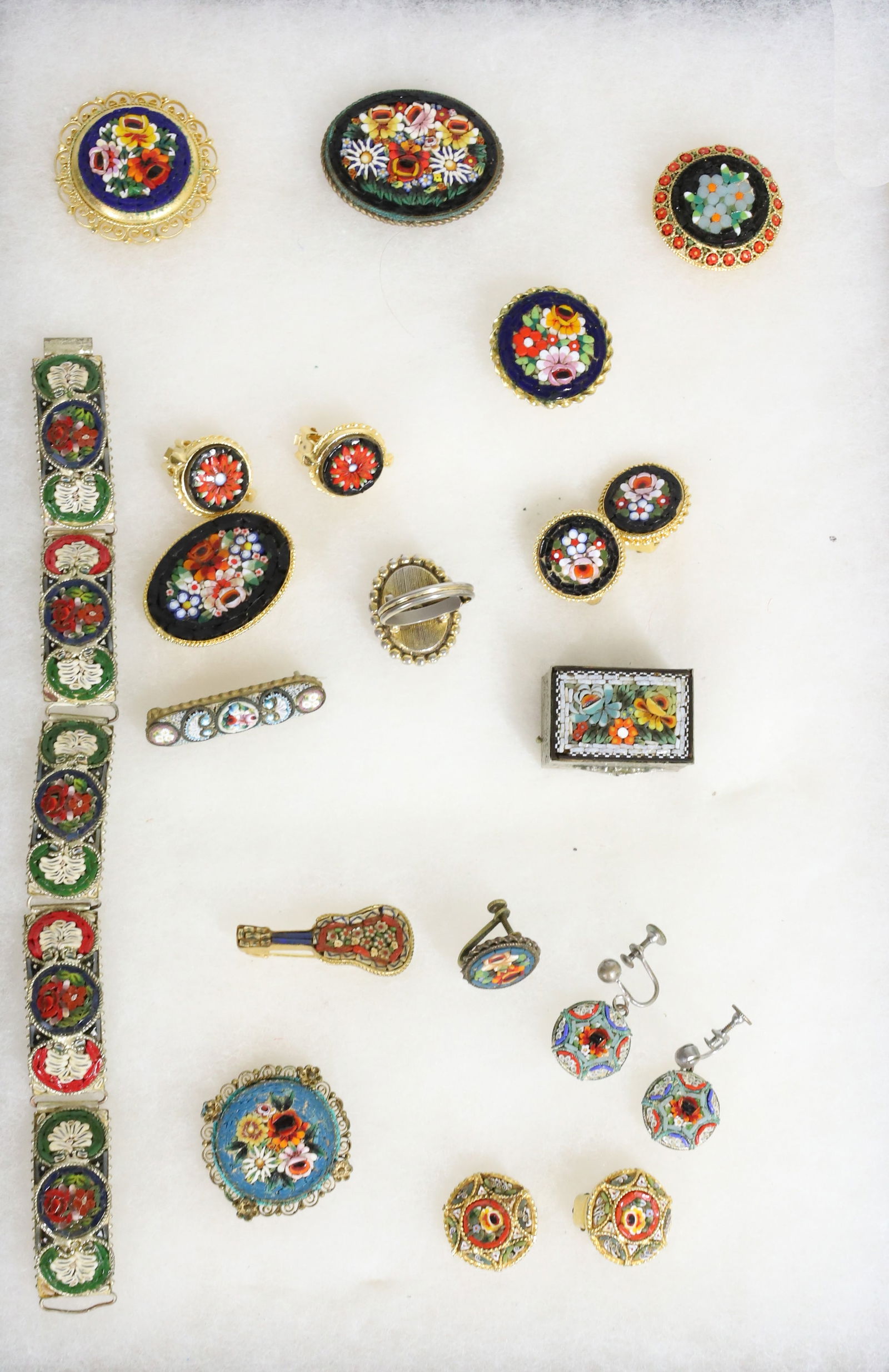 ITALIAN GLASS MOSAIC JEWELRY (1 of 1)