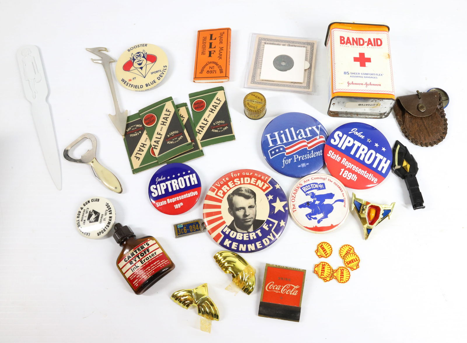 LOT OF POLITICAL PINS AND MORE (1 of 2)