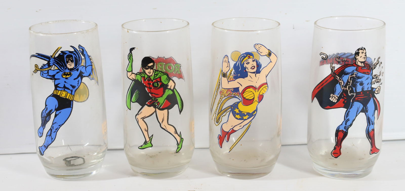 LOT OF SUPERHERO PEPSI GLASSES (1 of 2)