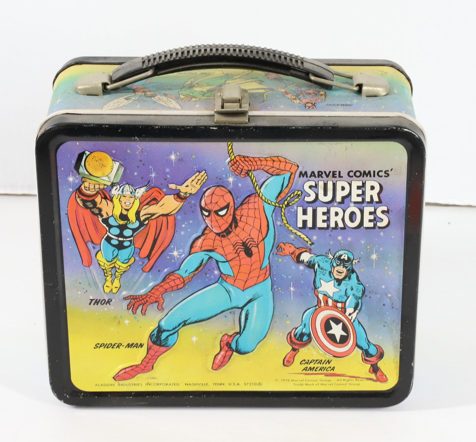VINTAGE SUPER HEROS LUNCH BOX (1 of 4)