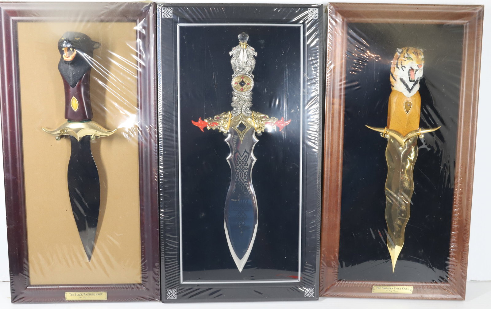 (3) FRANKLIN MINT COLLECTORS KNIVES (1 of 5)