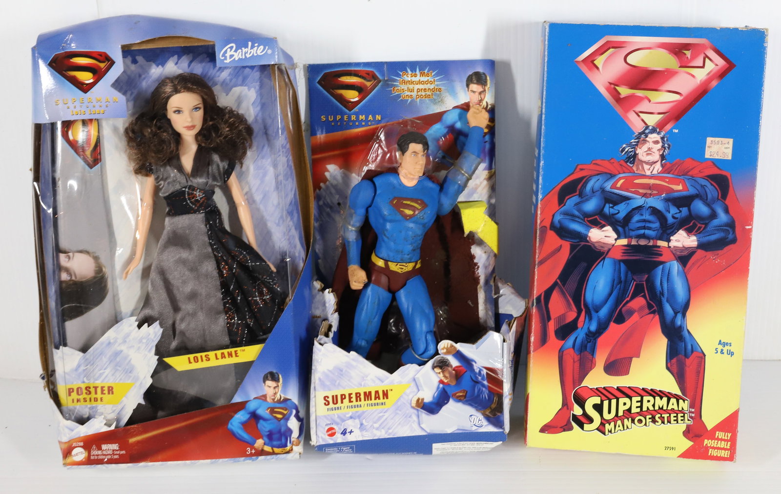 LOT OF SUPERMAN RETURNS ACTION FIGURES (1 of 5)