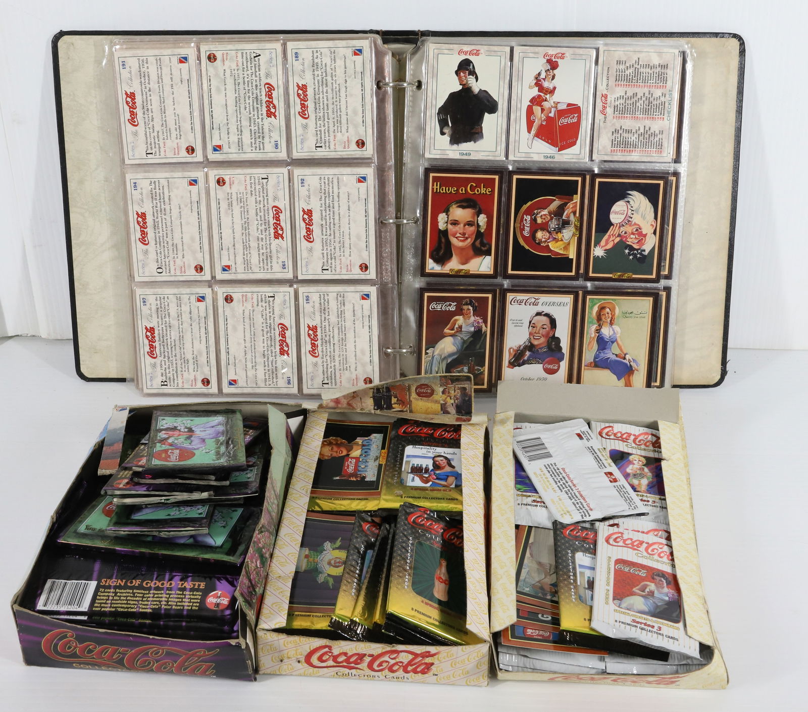 LOT OF COCA COLA TRADING CARDS (1 of 6)