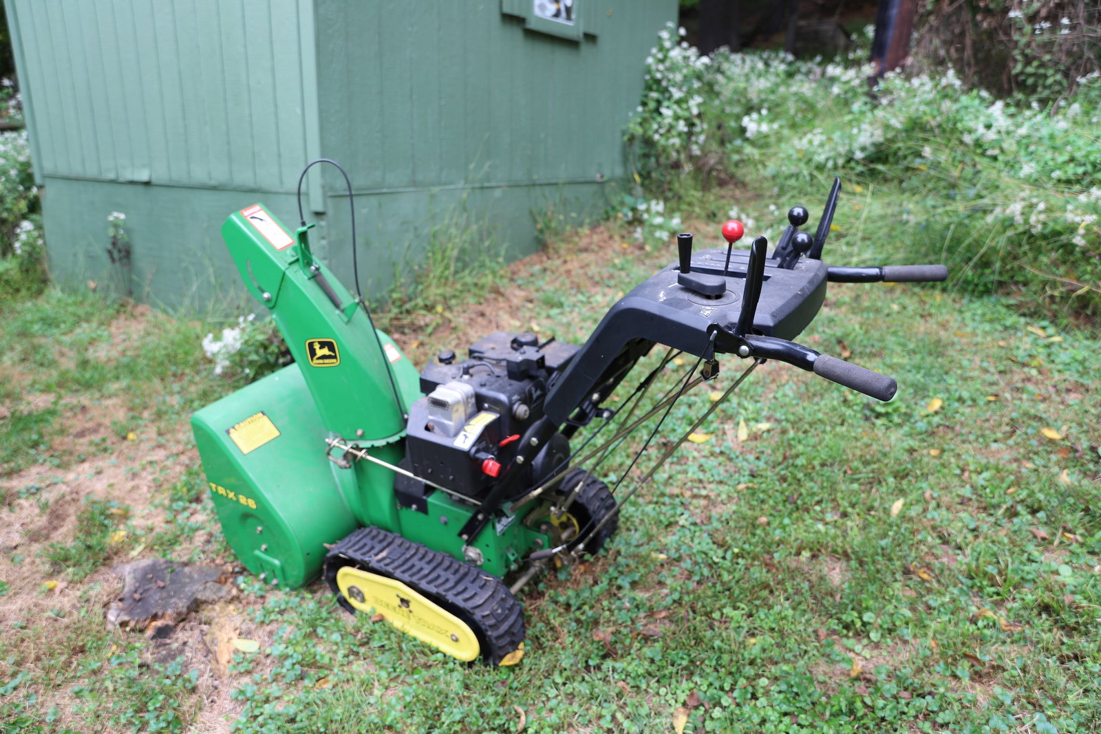 JOHN DEERE TRX26 SNOW BLOWER (1 of 2)