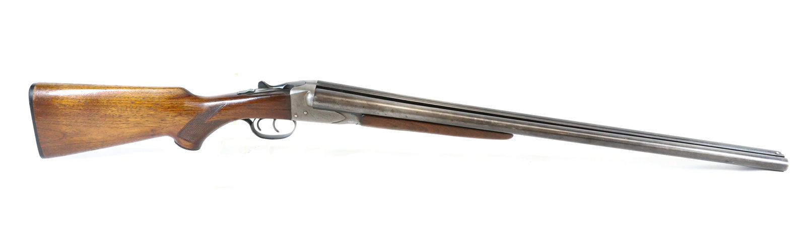 FOX MODEL B DOUBLE BARREL SHOTGUN: 12 GAUGE, SERIAL# PMAJ, 28" BARRELS Registration: Terms: THIS GUN REQUIRES REGISTRATION OR AN FFL TRANSFER TO PURCHASE