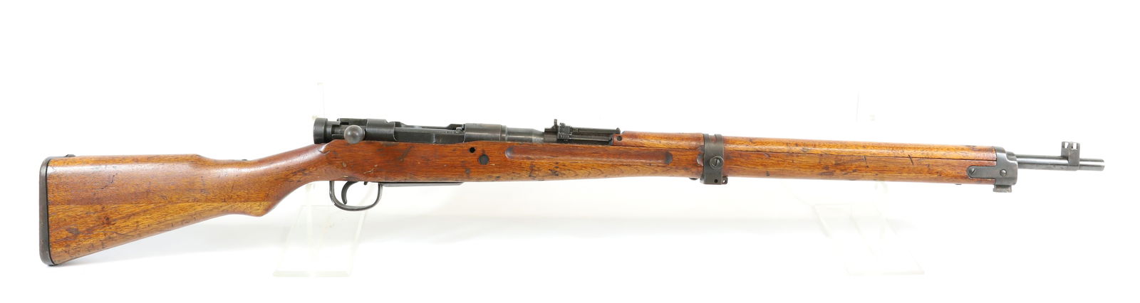WWII JAPANESE ARISAKA RIFLE: 7.7 JAP, SERIAL# 62910, GROUND OFF MUM, 26 1/2" BARREL Registration: Terms: THIS GUN REQUIRES REGISTRATION OR AN FFL TRANSFER TO PURCHASE