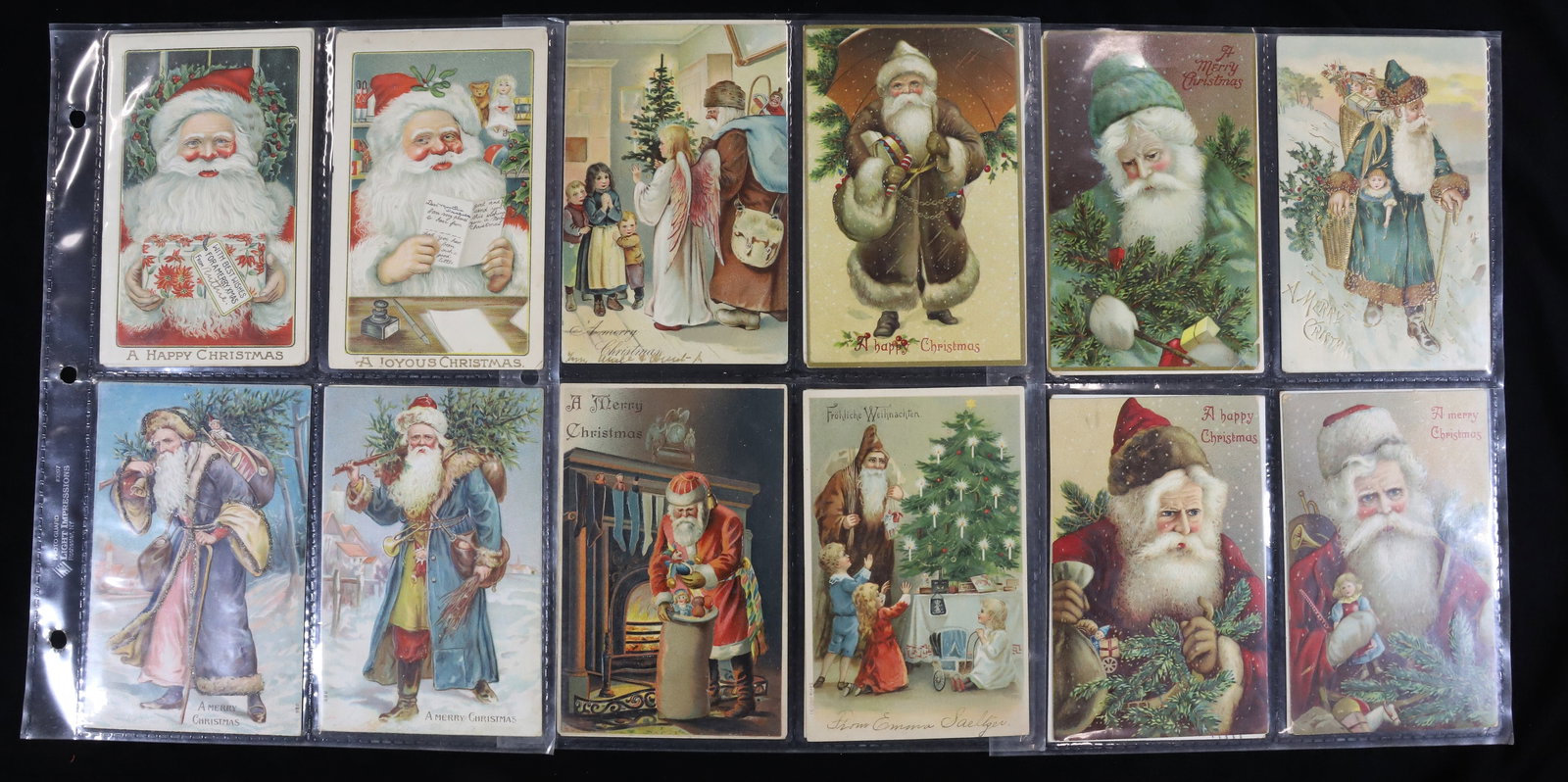 (24) SANTA CLAUS POSTCARDS (1 of 8)