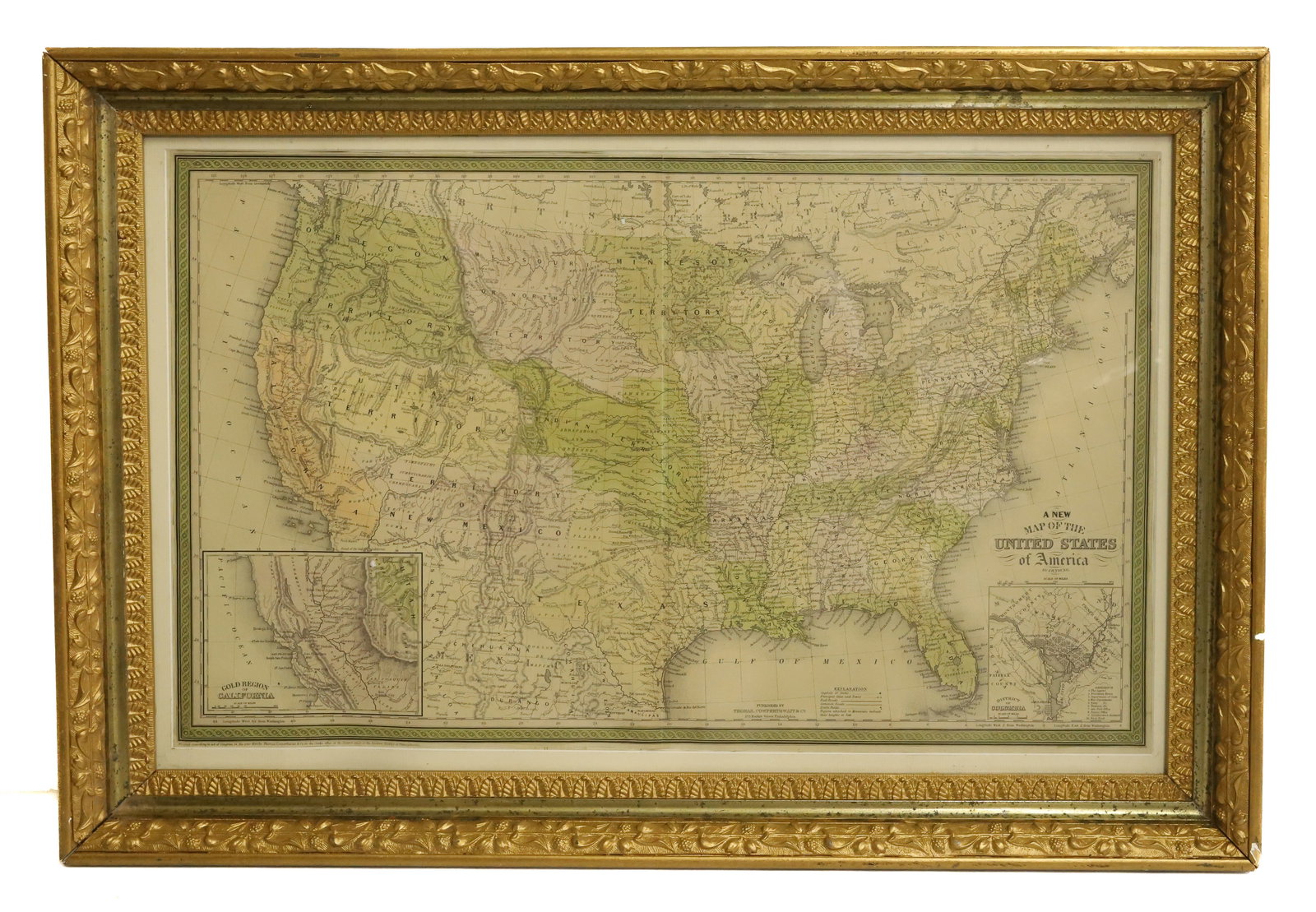 A NEW MAP OF THE UNITED STATES OF AMERICA (1 of 5)