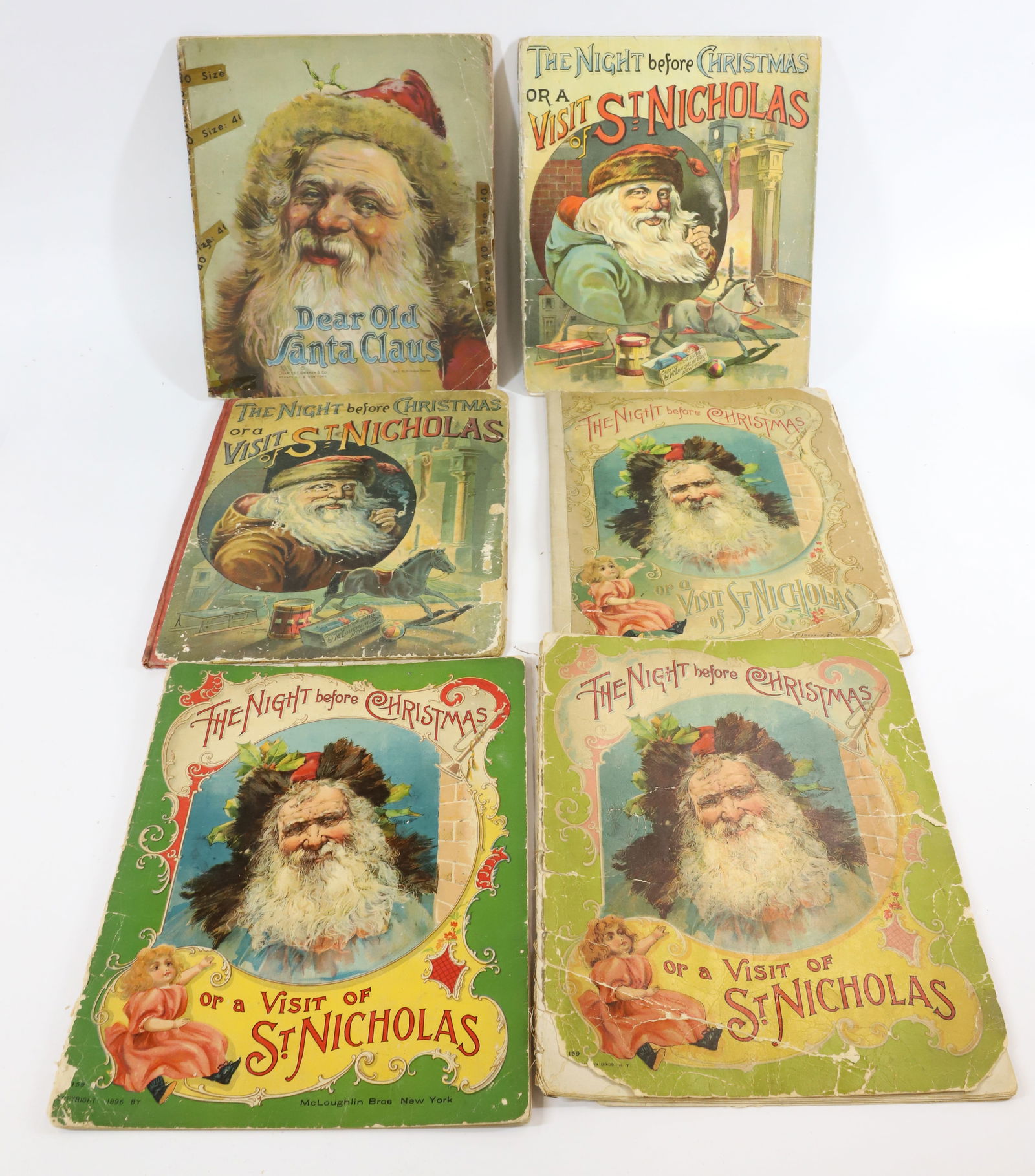 LOT OF CHRISTMAS, SANTA CLAUS BOOKS (1 of 9)