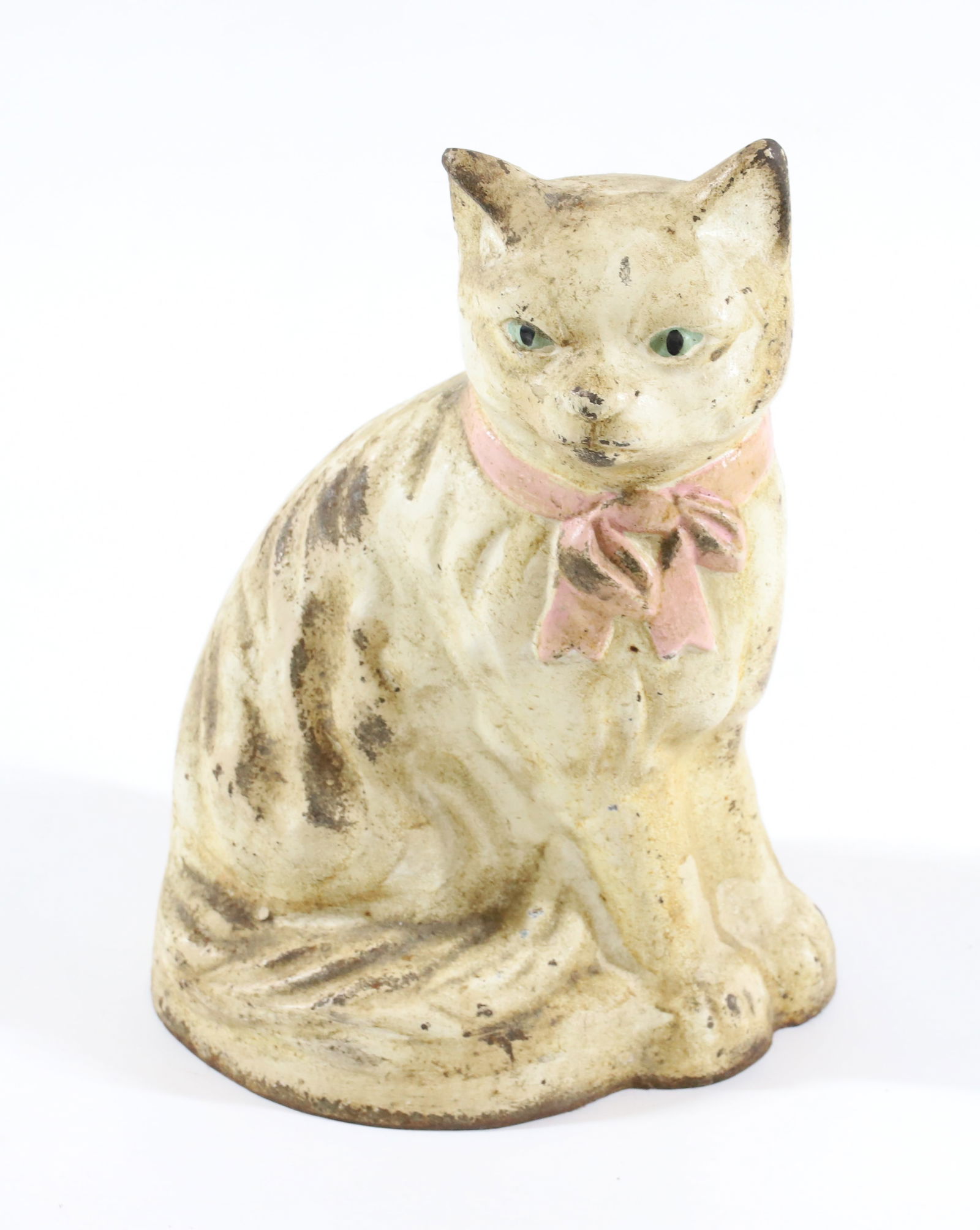 CAST IRON SITTING CAT DOORSTOP (1 of 4)