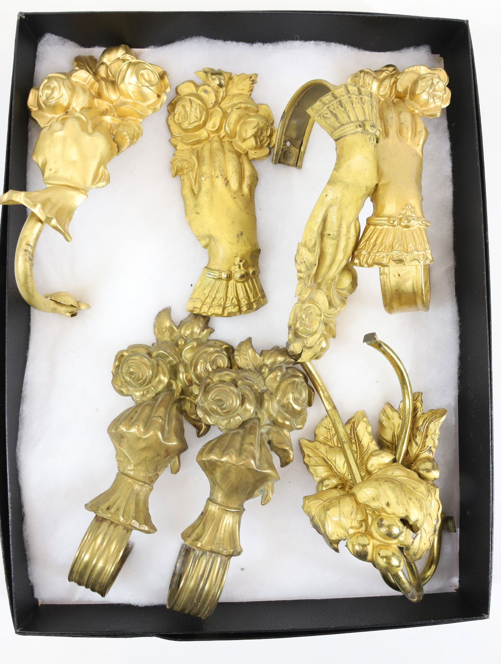 (8) VICTORIAN BRASS TIEBACKS (1 of 4)