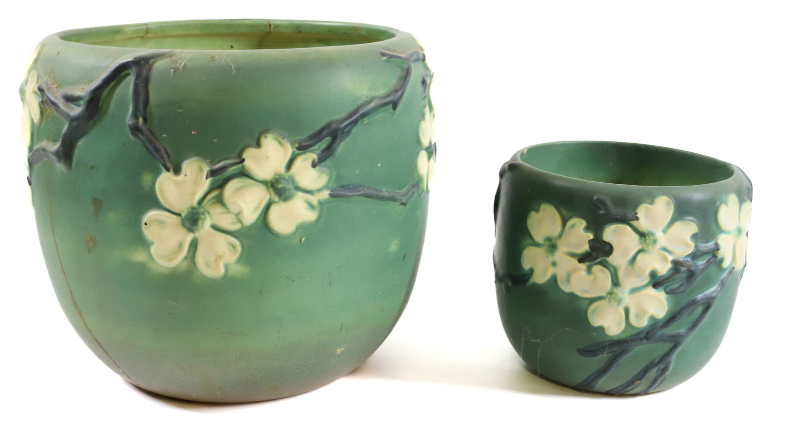 (2) ROSEVILLE JARDINIERE (1 of 7)