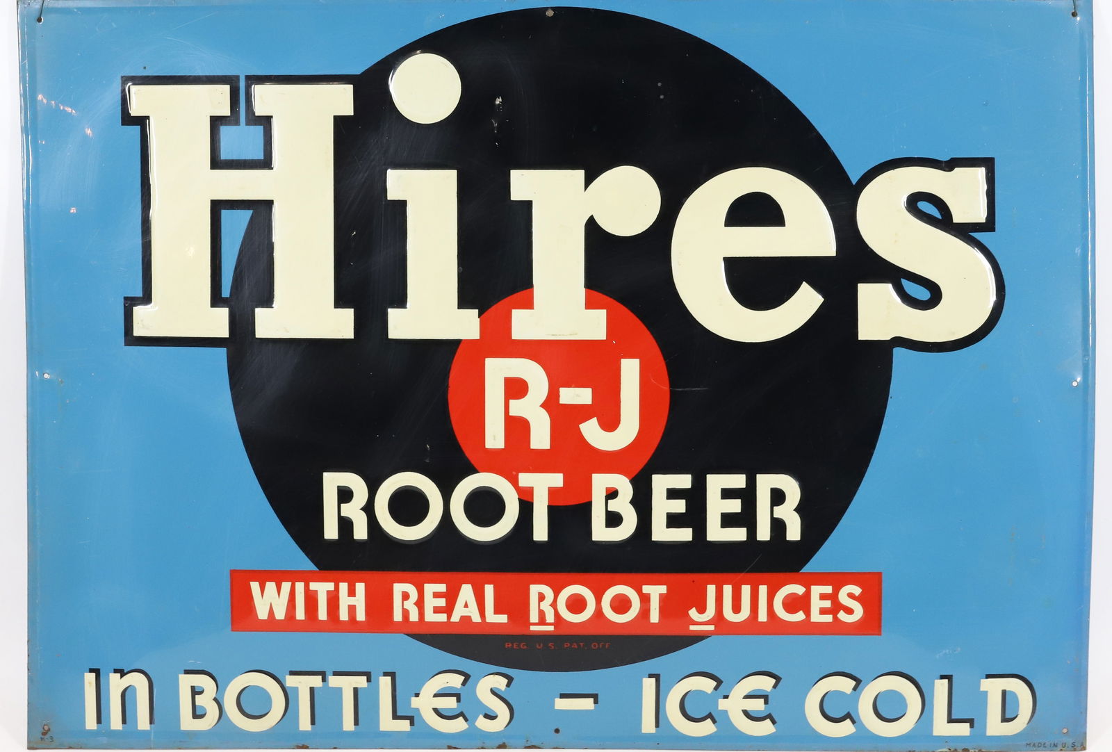 HIRES ROOT  BEER PRESSED METAL SIGN (1 of 5)