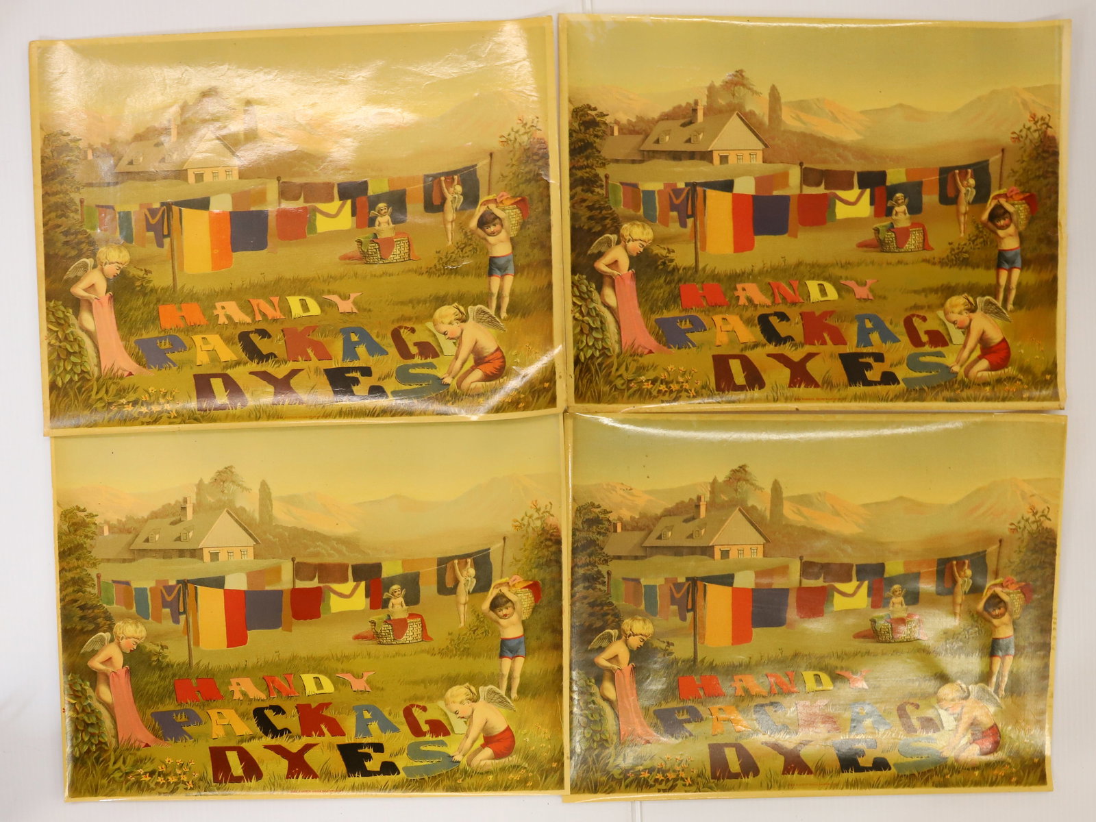 (4) HANDY PACKAGE DYES LABELS (1 of 5)