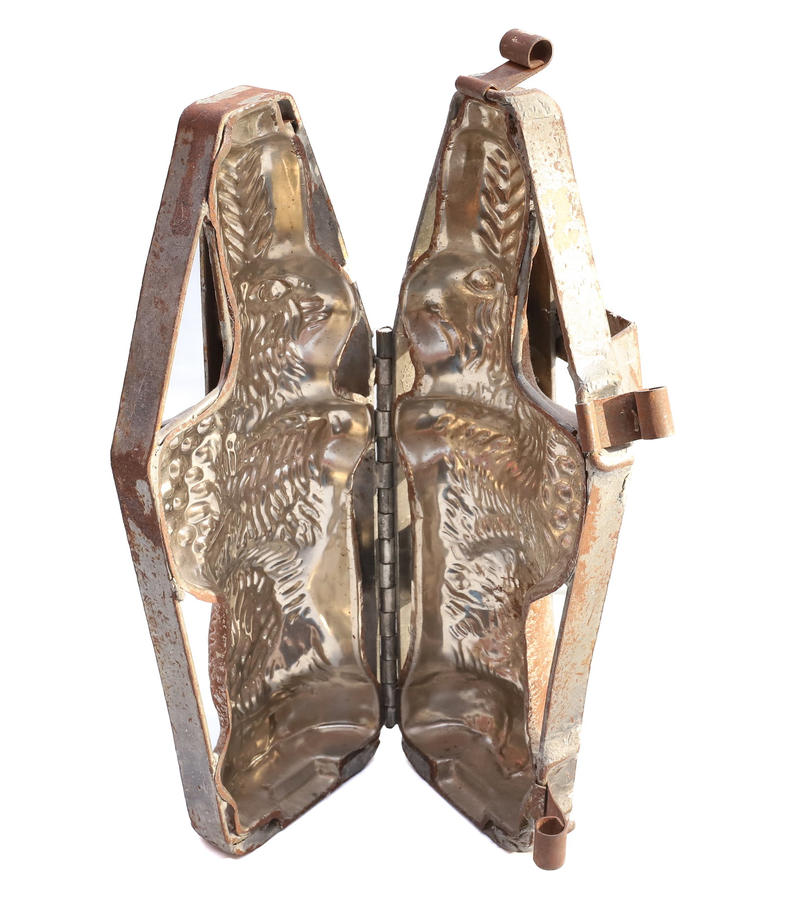 LARGE ANTIQUE RABBIT CHOCOLATE MOLD (1 of 4)