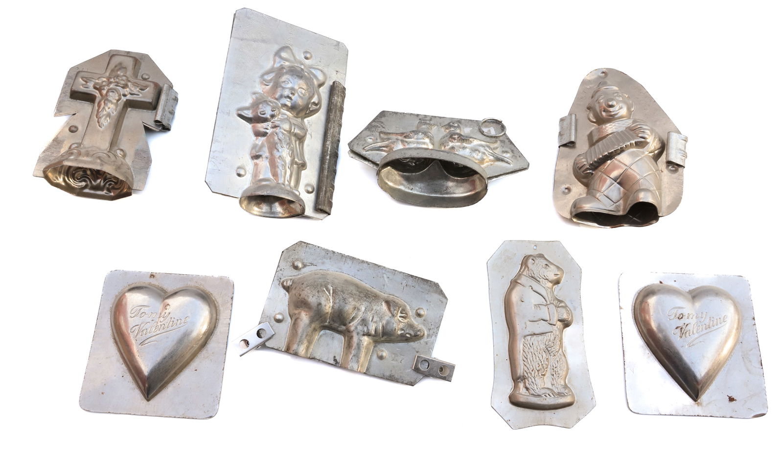 VARIETY LOT OF VINTAGE CHOCOLATE MOLDS (1 of 6)