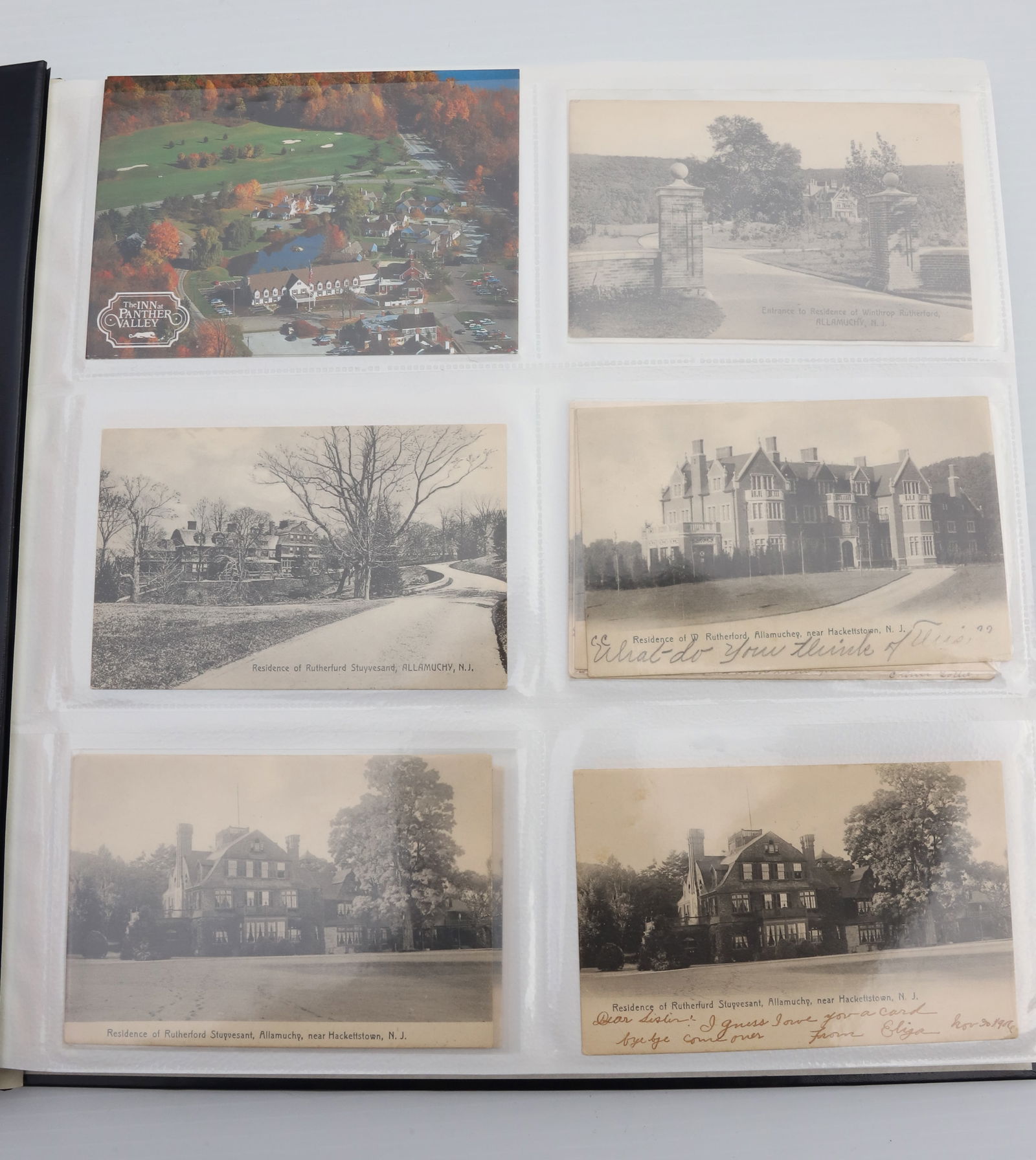 POSTCARD ALBUM OF ALLAMUCHY AND HACKETTSTOWN, NEW JERSEY (1 of 6)
