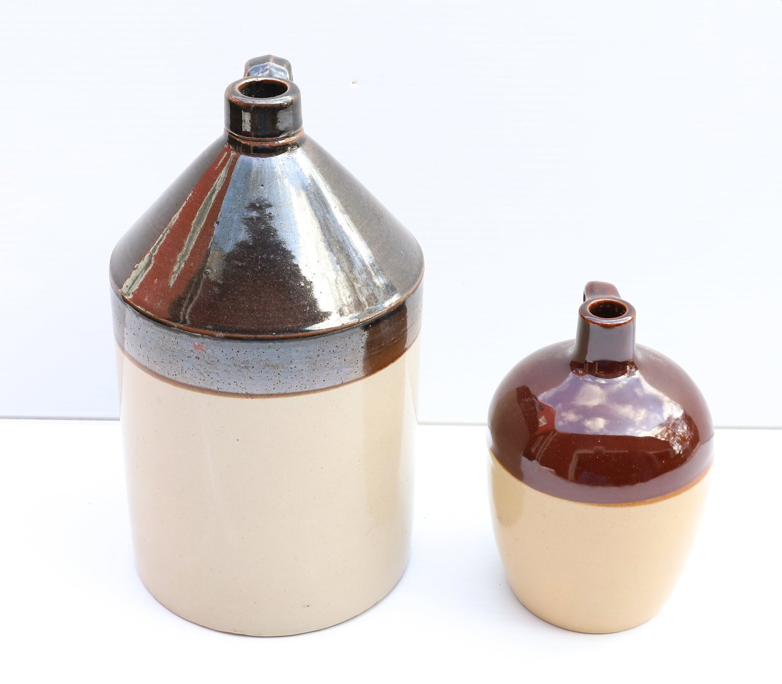 (2) STONEWARE JUGS (1 of 5)
