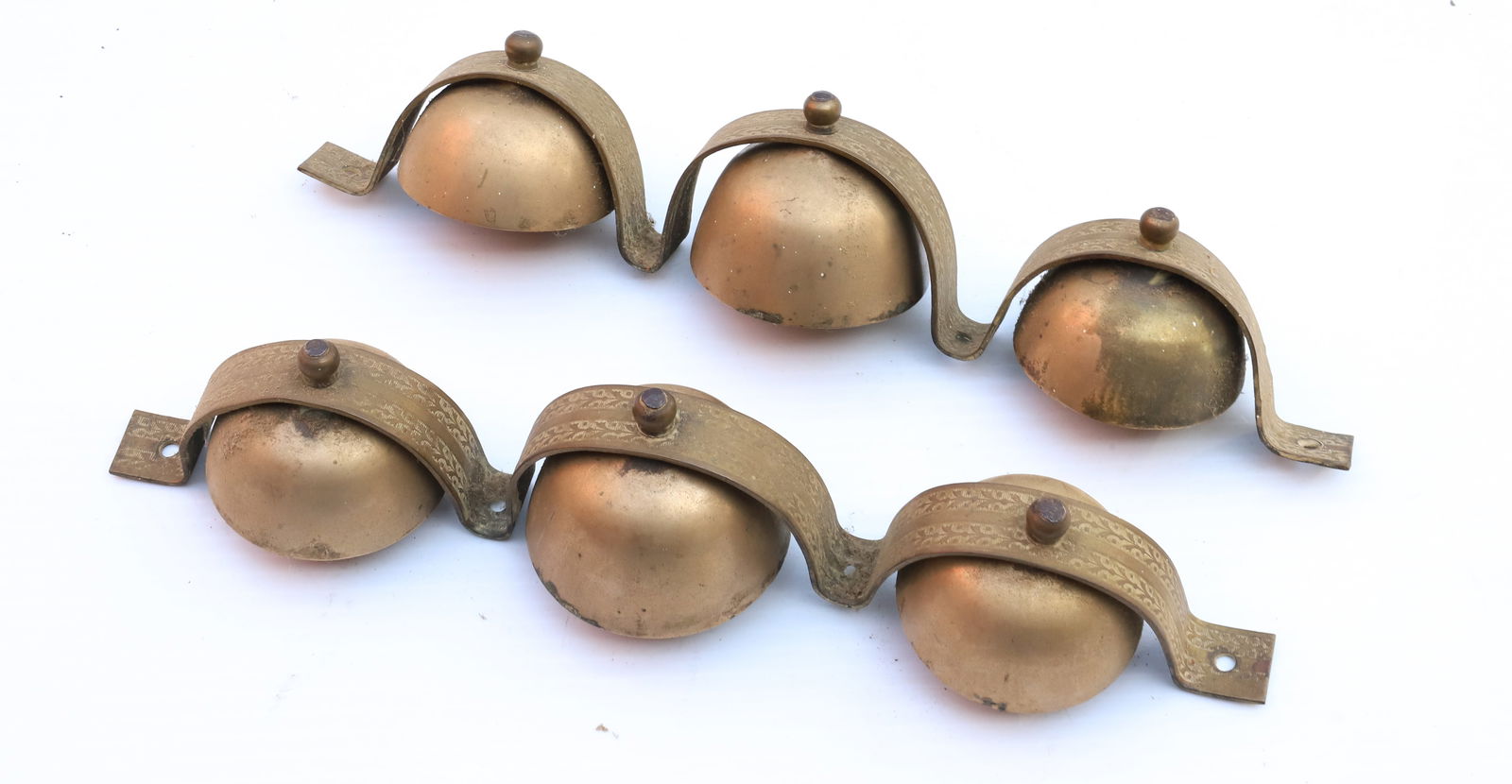 (2) SETS OF BRASS SHAFT BELLS (1 of 2)
