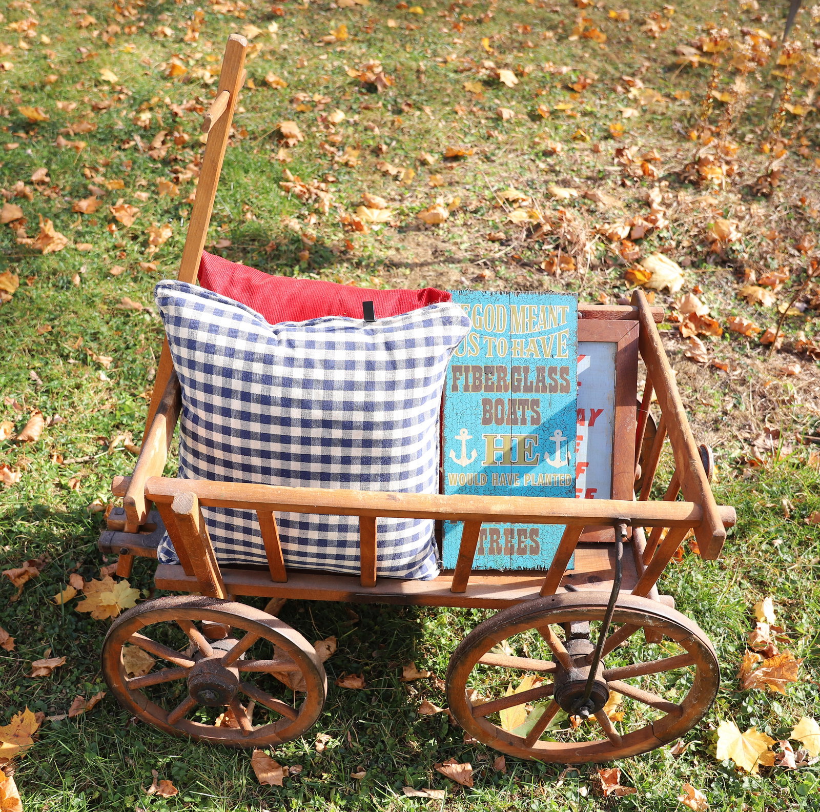 WOODEN GOAT WAGON (1 of 3)