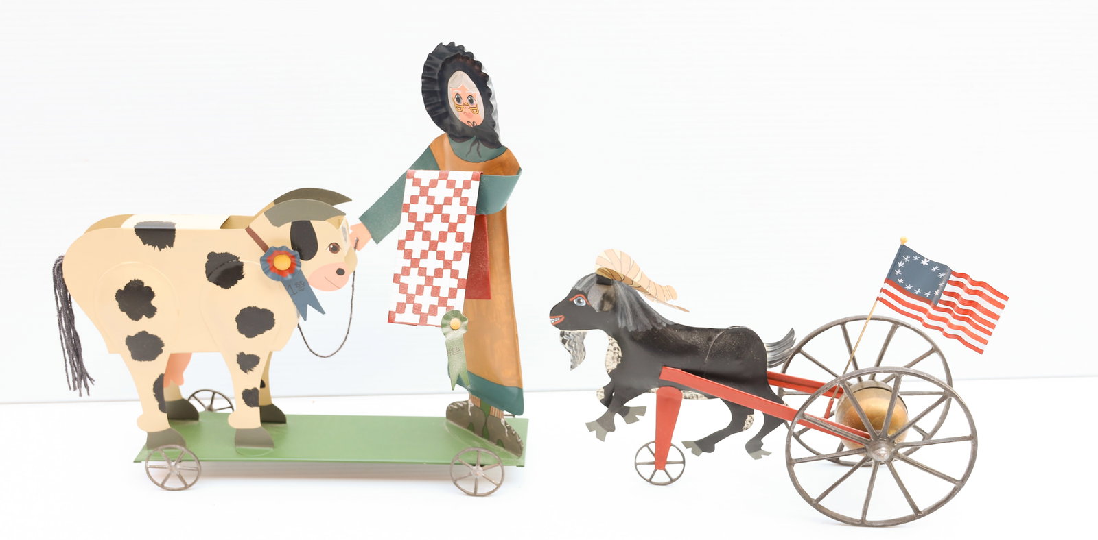 (2) FOLK ART TIN TOYS (1 of 2)