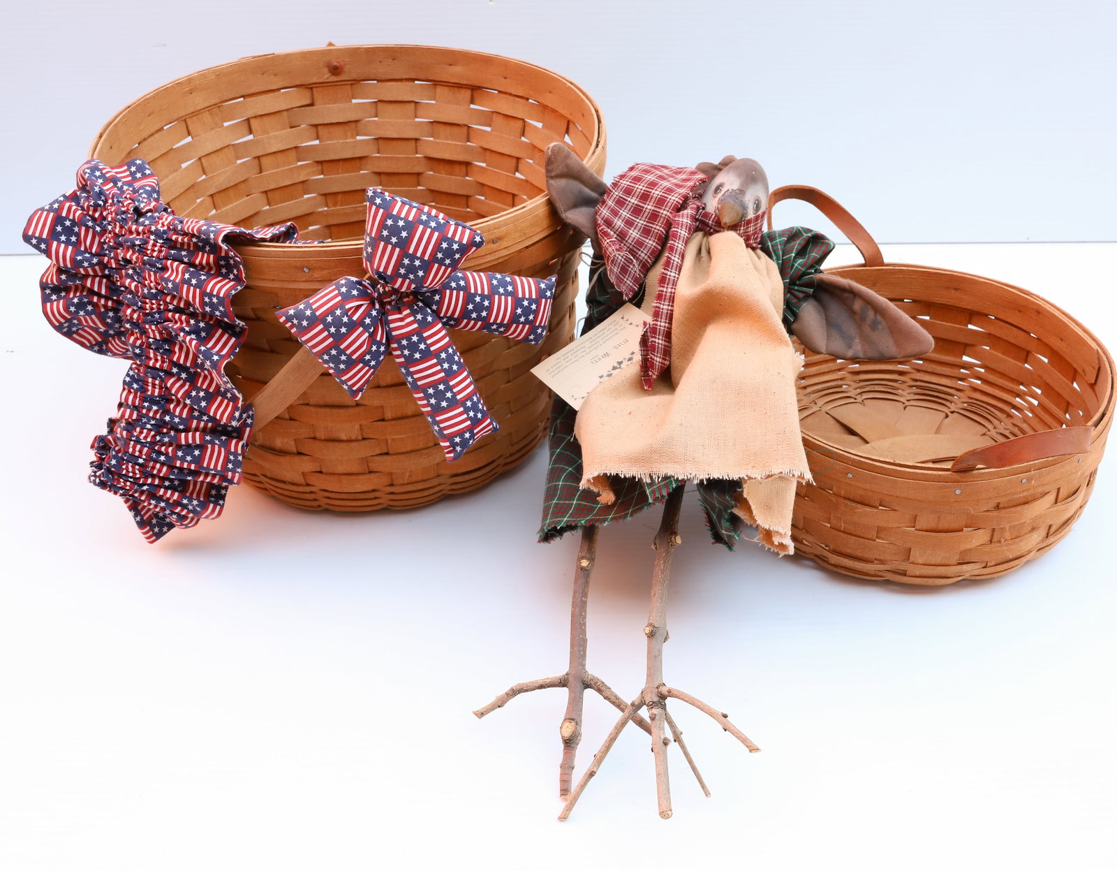 LOT OF LONGABERGER BASKETS: LARGEST 9" X 13" Terms: PLEASE READ CAREFULLY -THIS IS AN ONLINE ONLY AUCTION. Terms for Purchasing and Shipping of Auction Items. Please read carefully before bidding. All payments for purchases will