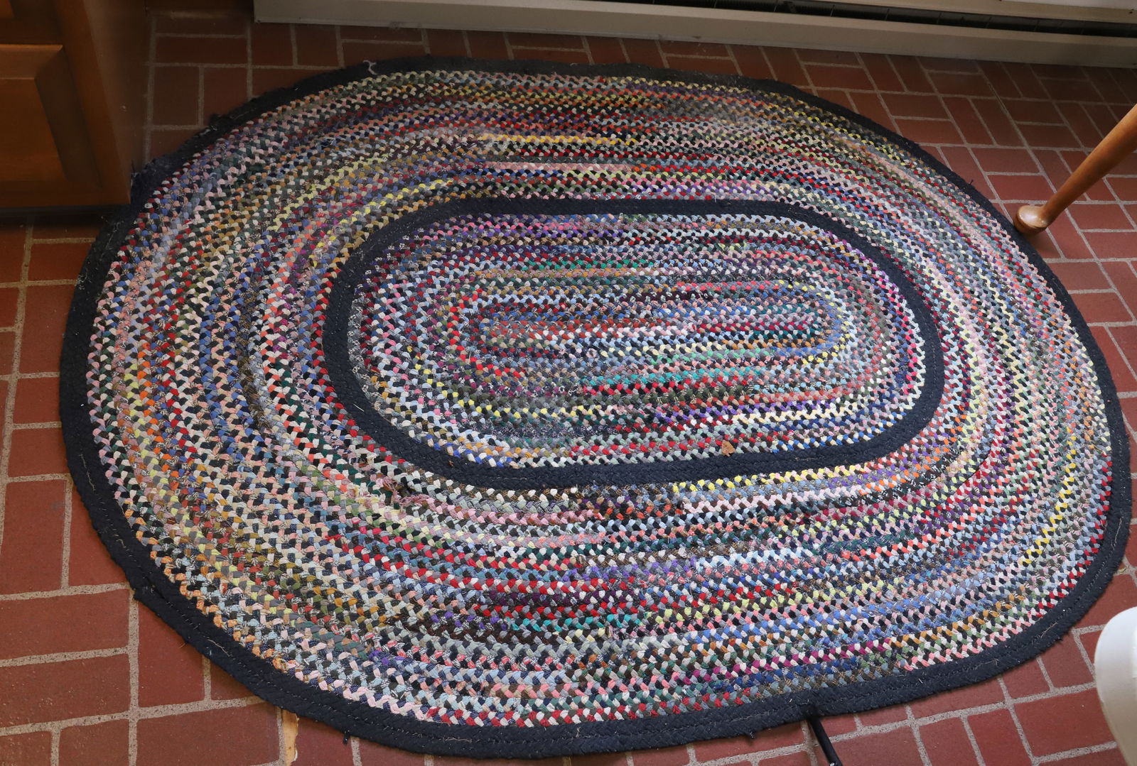 VINTAGE BRAIDED RUG (1 of 4)