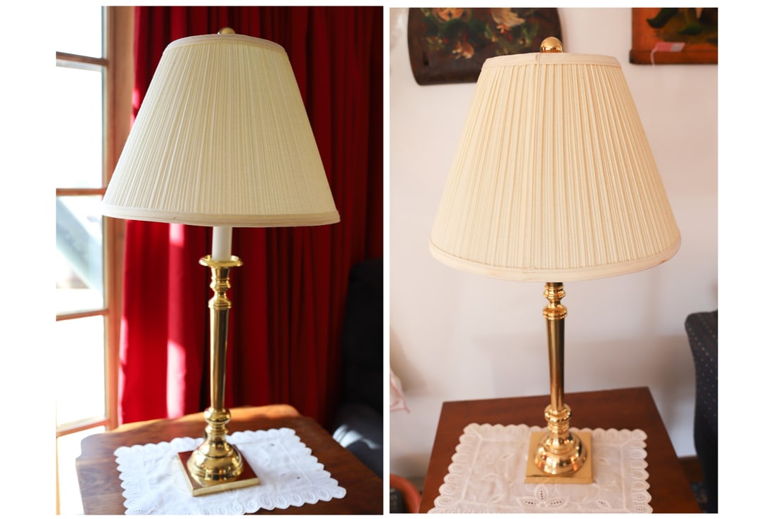 PR. BRASS LAMPS (1 of 3)