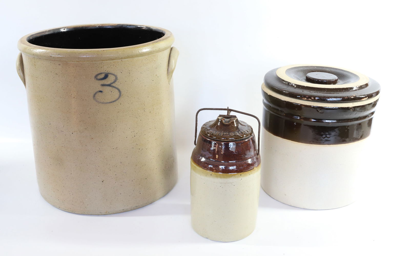 STONEWARE CROCK LOT (1 of 5)