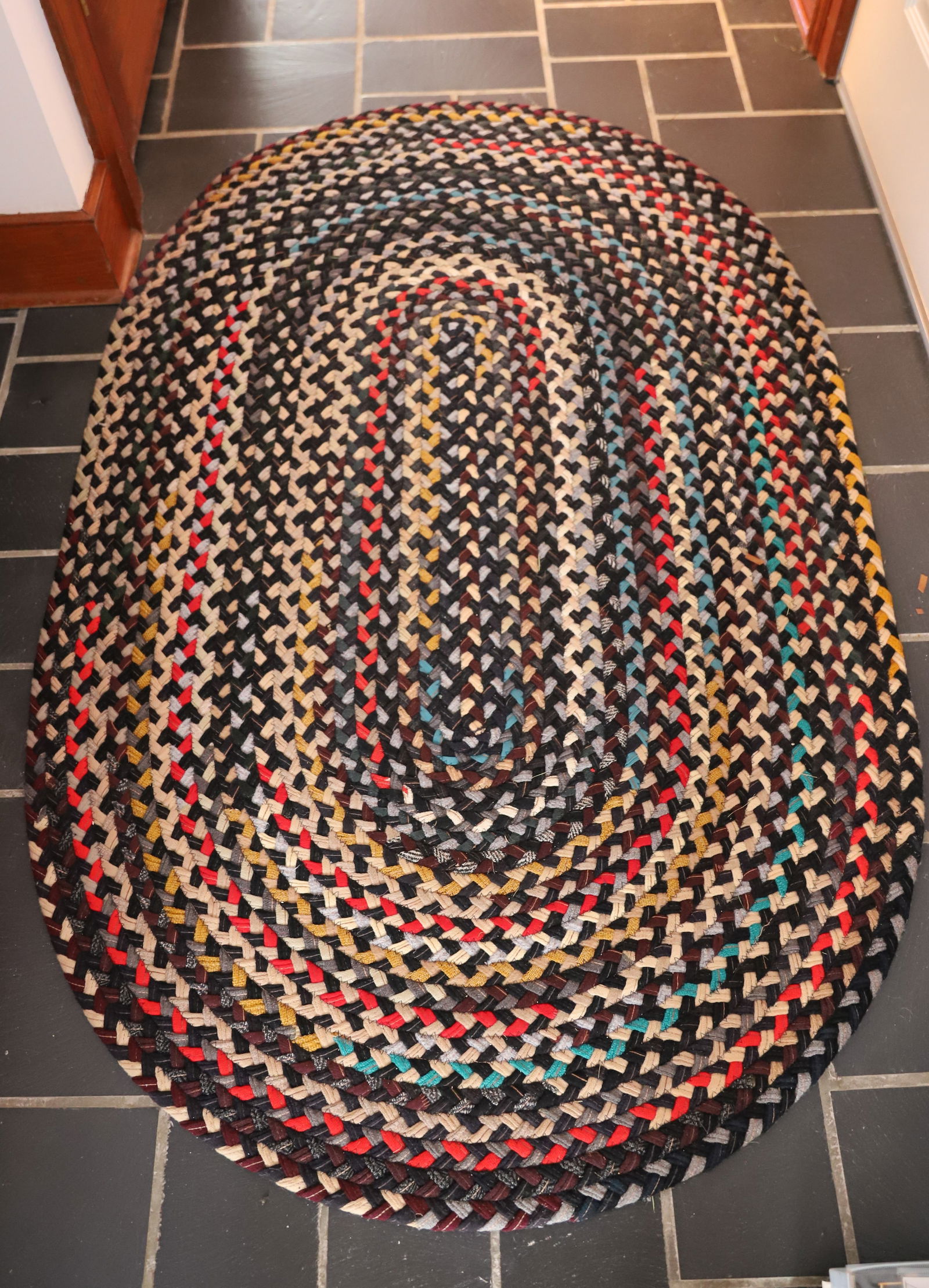 OVAL BRAIDED RUG (1 of 2)