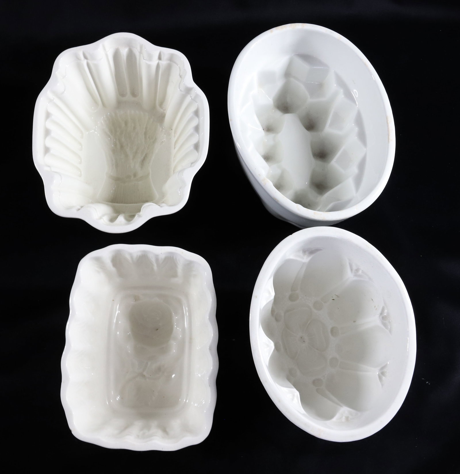 (4) ANTIQUE IRONSTONE MOLDS (1 of 4)