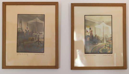 (2) WALLACE NUTTING INTERIORS: INCLUDING; JUSTIFIABLE VANITY AND THE OLD FOUR POSTER - 11 1/2" X 9 3/4" Terms: PLEASE READ CAREFULLY -THIS IS AN ONLINE ONLY AUCTION. Terms for Purchasing and Shipping of Auction Items. Please read c