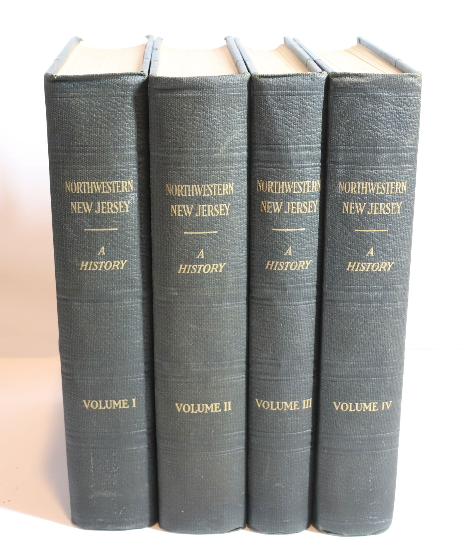 (4) VOLUMES, THE HISTORY OF NORTH WEST NEW JERSEY (1 of 2)