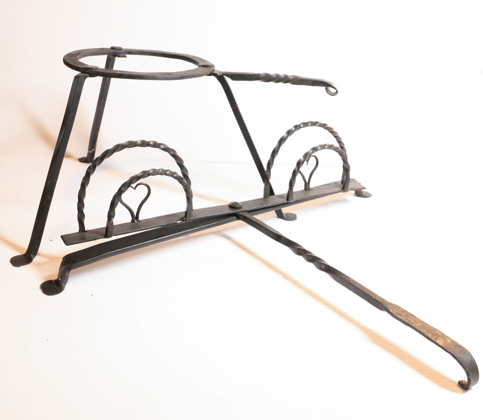 HAND WROUGHT TOASTER AND TRIVET (1 of 3)