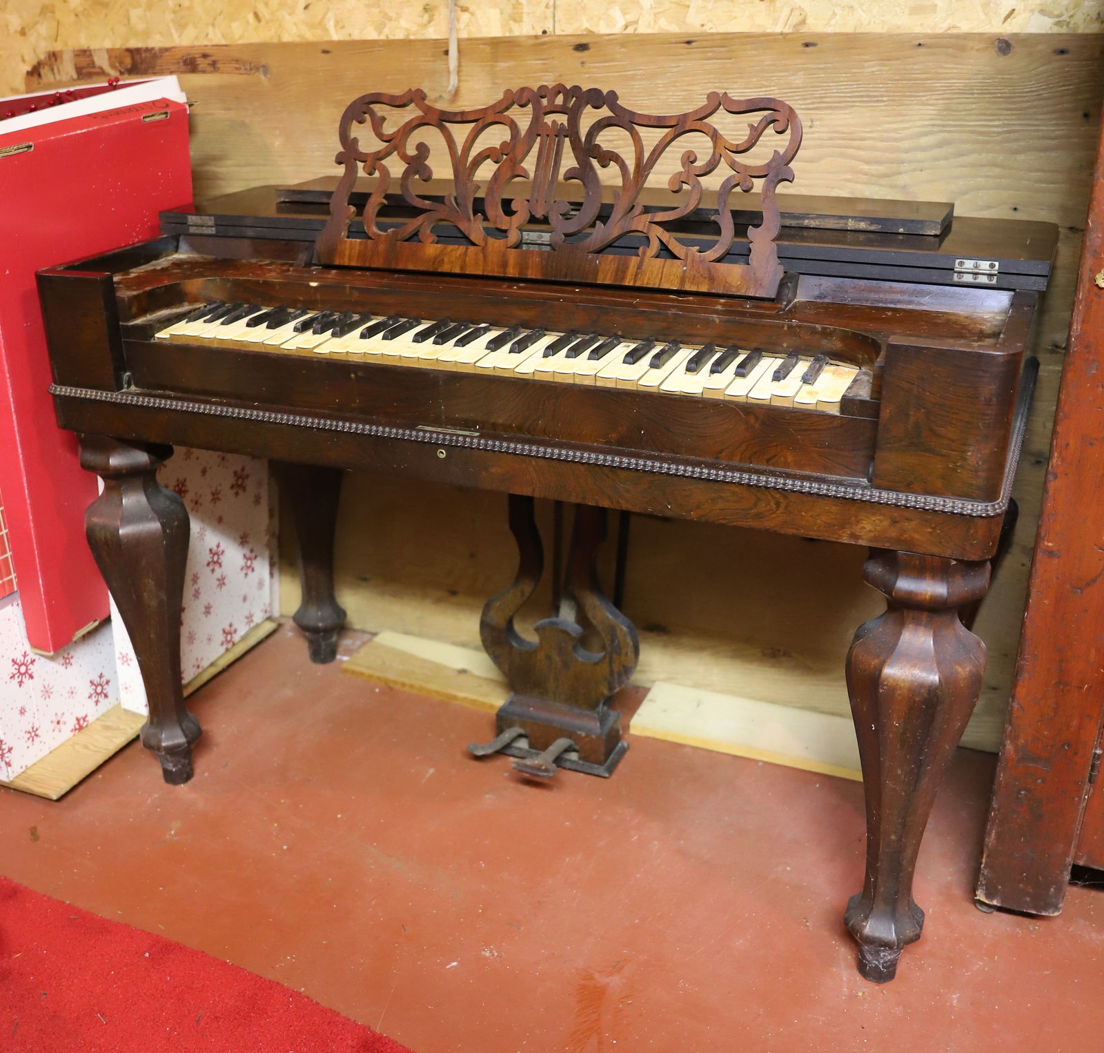 PARLOR ORGAN MELODEON: Terms: PLEASE READ CAREFULLY -THIS IS AN ONLINE ONLY AUCTION. Terms for Purchasing and Shipping of Auction Items. Please read carefully before bidding. All payments for purchases will be made through
