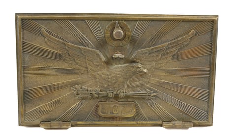 BRONZE POST OFFICE BOX FRONT