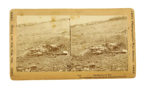 THE WAR FOR THE UNION STEREOVIEW