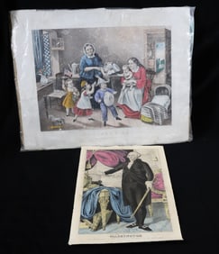 (2) CURRIER & IVES PRINTS
