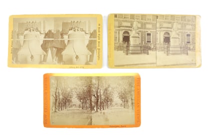 (3) PHILADELPHIA STEREOVIEWS