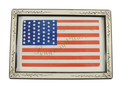 36 STAR FLAG POSTCARD