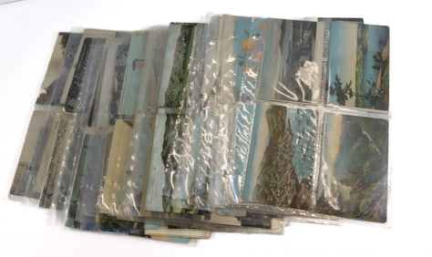 (164) CALIFORNIA POSTCARDS