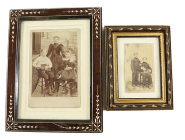 (2) CAT CABINET CARDS