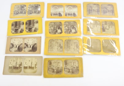 (12) HOLD TO LIGHT STEREOVIEWS
