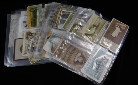 (50) VINTAGE TRADE CARDS
