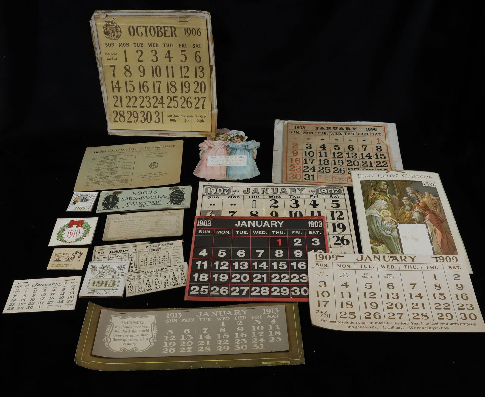 VINTAGE CALENDARS (1 of 6)